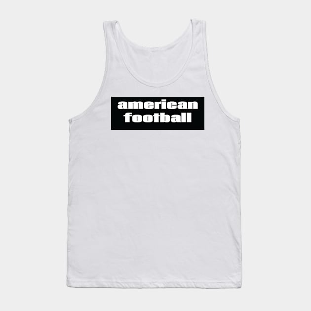 American Football Tank Top by ProjectX23Red